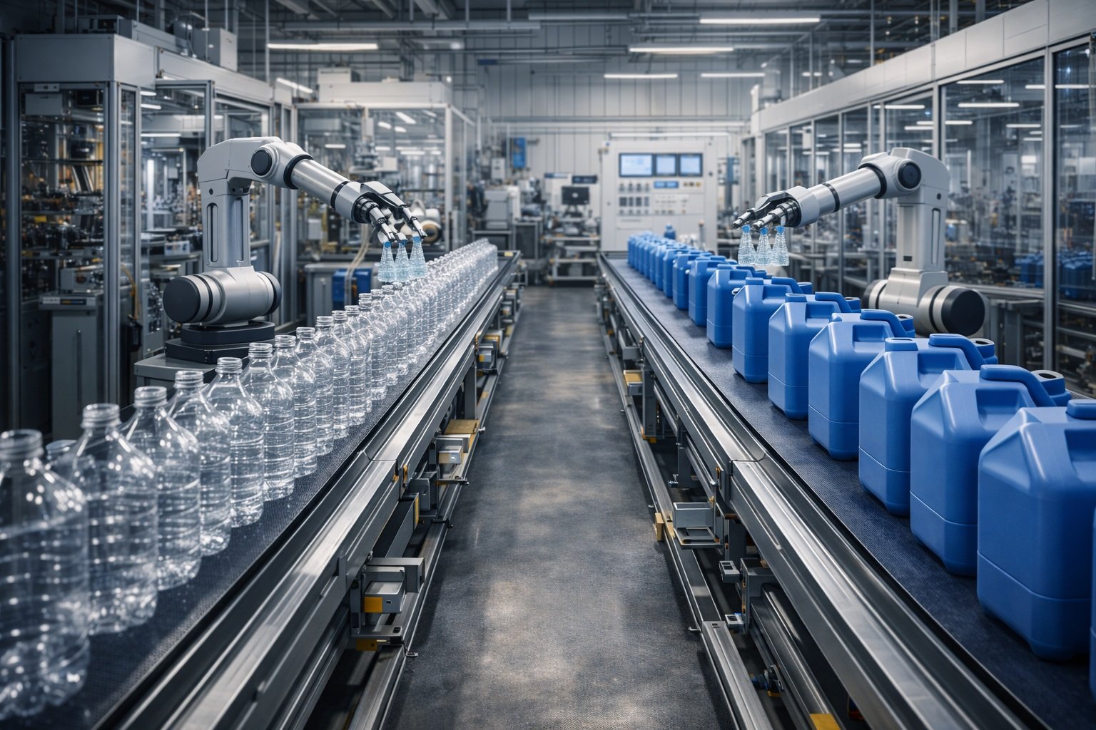 Zer Prime Üretim Hattı - Robotik sistemlerle donatılmış modern fabrika